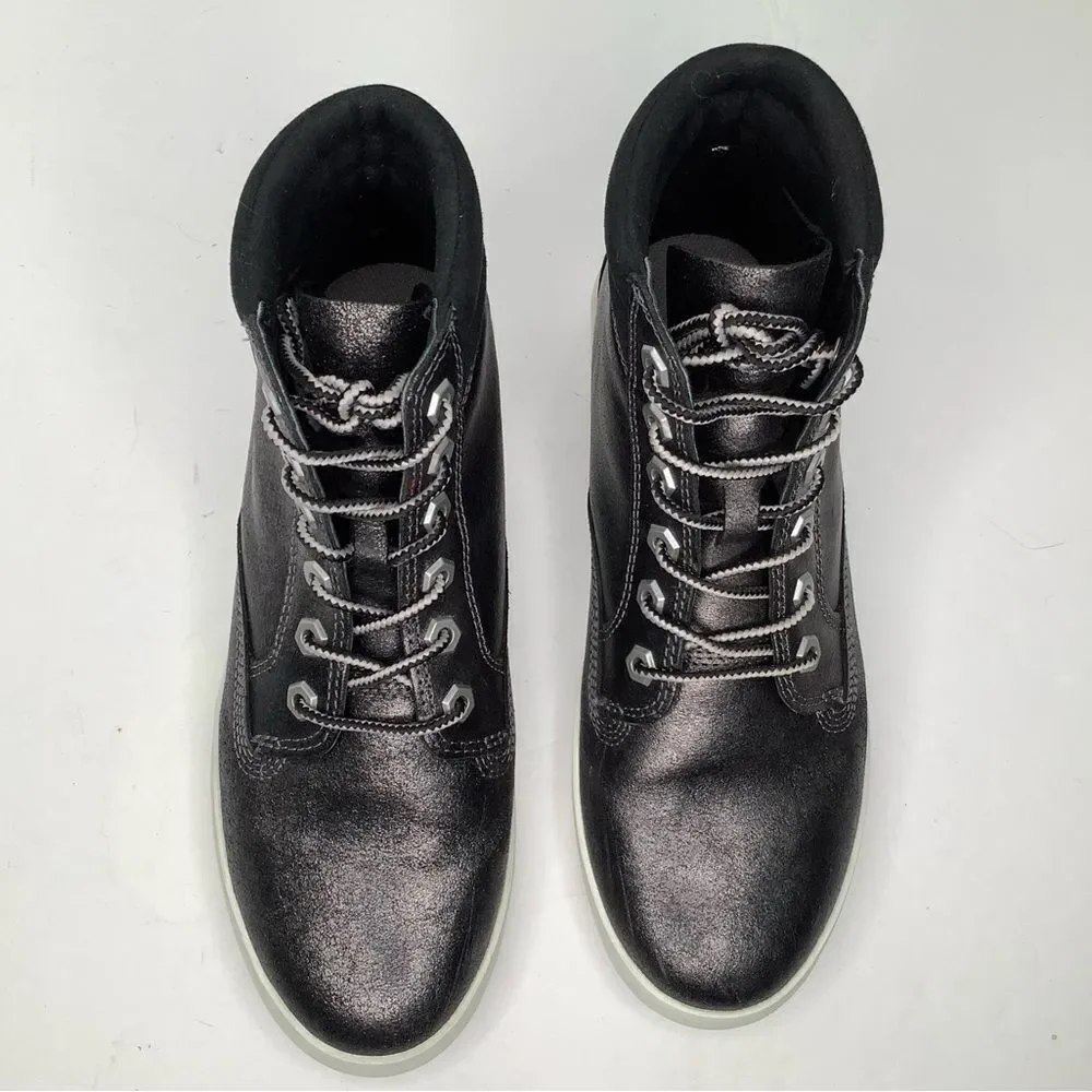 Timberland Dausette Metallic Leather Ankle Boot Sneaker Women’s Sz 7.5 Street